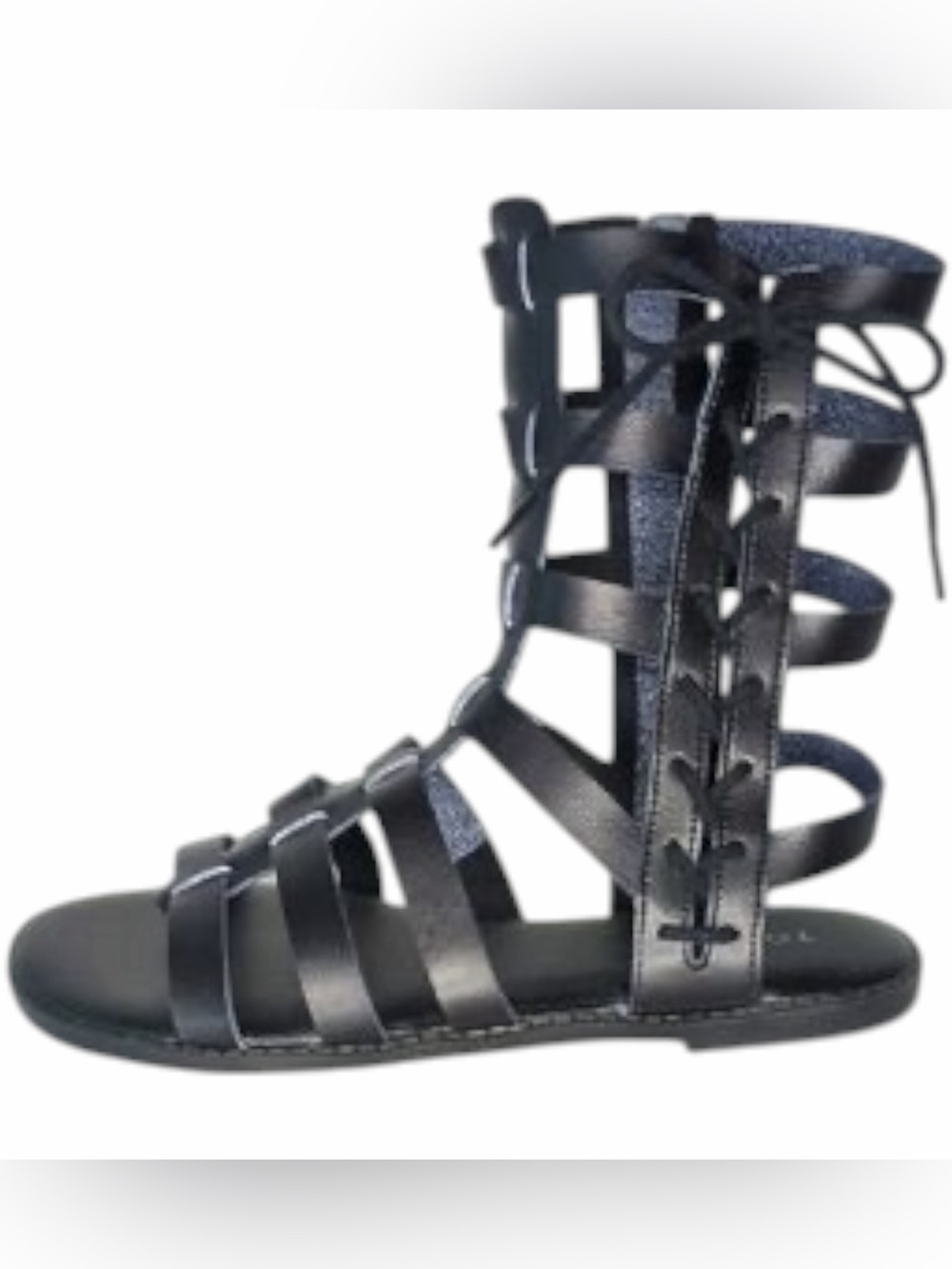 Torrid Black Gladiator Lace-Up Strappy Sandals – Size 10 NWT
